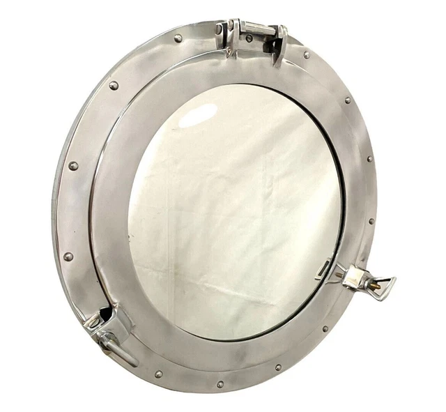 Espejo de cristal redondo con ojo de buey | Ventanas para barcos Porta |...