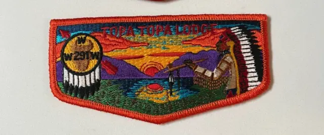 Boy Scout OA 291 Topa Topa Lodge Flap 2000 Banquet Dinner Flap Limited