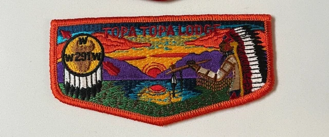 Boy Scout OA 291 Topa Topa Lodge Flap 2000 Banquet Dinner Flap Limited