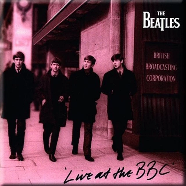 The Beatles Fridge Magnet Live at the BBC Album Nuovo Ufficiale 76mm x 76mm