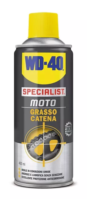 WD-40 Moto Specialist - Spray de graisse pour chaînes de moto - 400 ml