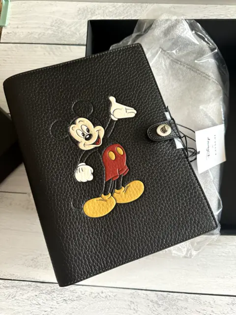 COACH DISNEY X Notebook Mickey Mouse Limited Edition Rare