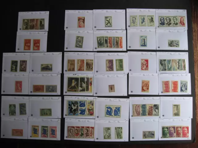 Sales cards full of France MH stamps (unverified), check them out!