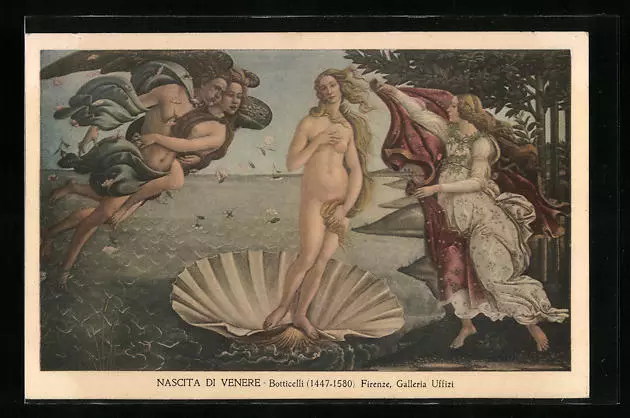 AK Nascita di Venere von Botticelli Akt