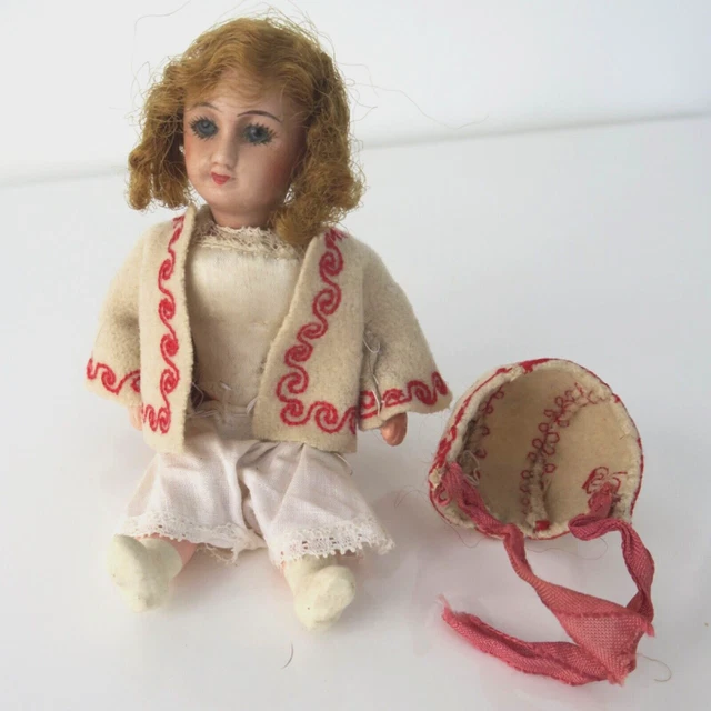 Ancienne poupée mignonnette tête porcelaine UNIS FRANCE