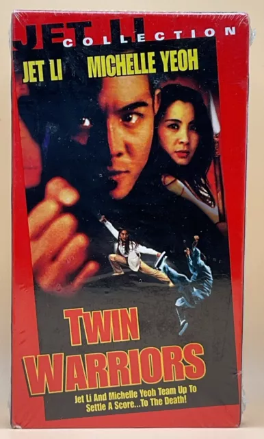 Twin Warriors VHS 2000 Jet Li Michelle Yeoh **SEALED NEW** **Buy 2 Get 1 Free**