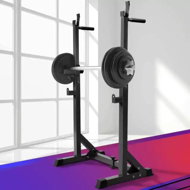 Everfit Weight Bench Adjustable Squat Rack Home Gym Equipment 300kg