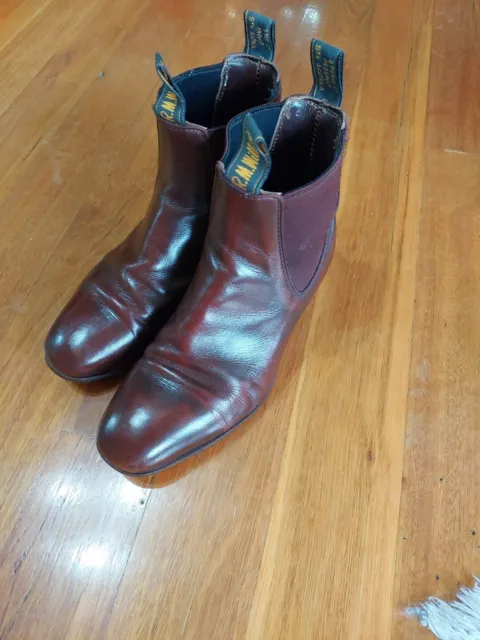 Rm Williams Boots,mens 5 Or Ladies 7.5,,mid Brown ,leather Soles