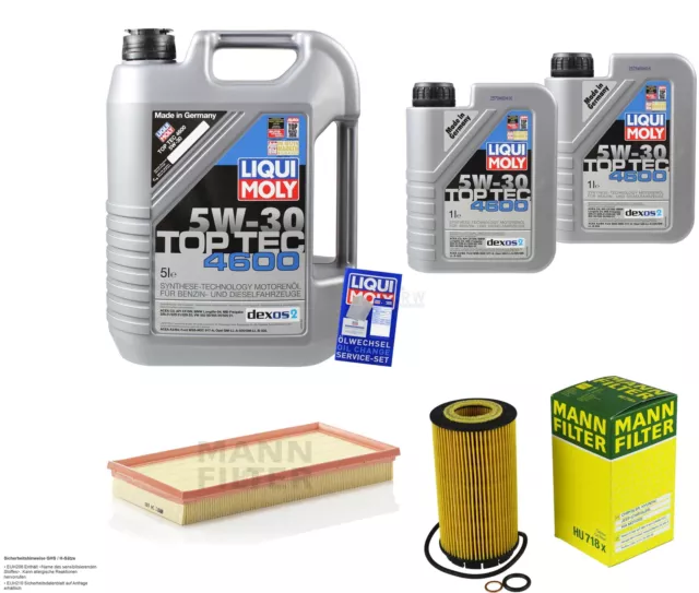 Sketch D'Inspection Filtre Huile Liqui Moly Huile 7L 5W-30 pour Kia II FJ 2.0