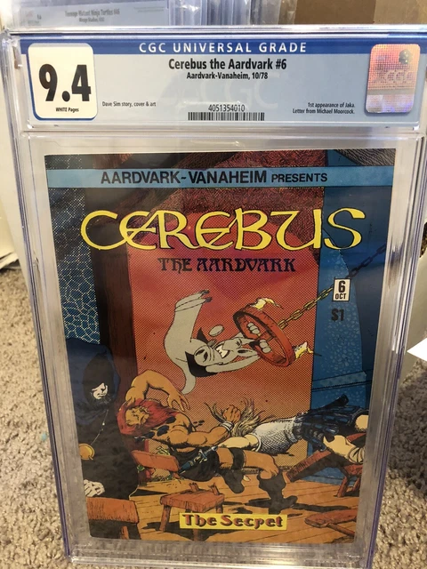 1979 Aardvark-Vanaheim Cerebus The Aardvark #6 1St Appearance Jaka Cgc 9.4 White