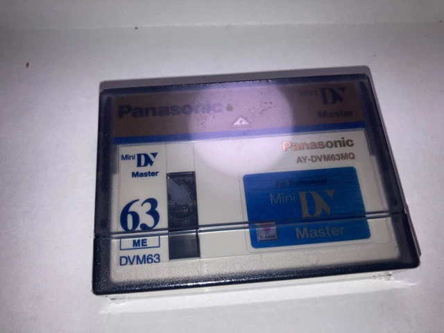 MINI DV Tape Panasonic Digital Video Cassette 63 ME AY-DVM63MQ (1 TAPE)