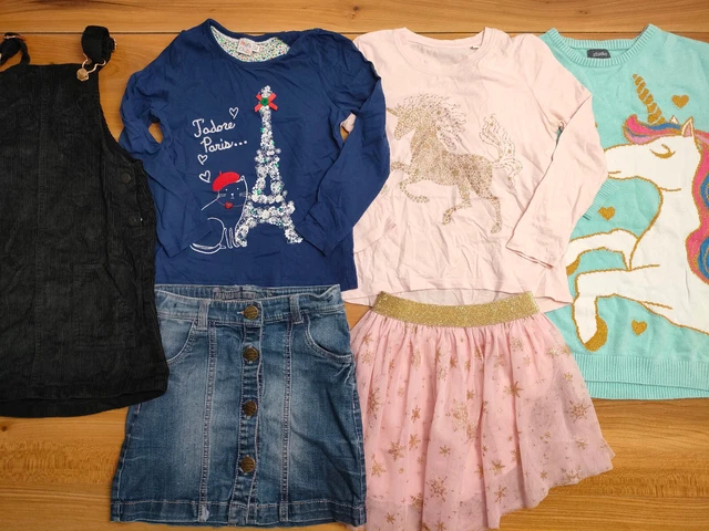 {C990} girls 5-6 years autumn winter bundle dress top skirt NEXT Bluezoo Studio
