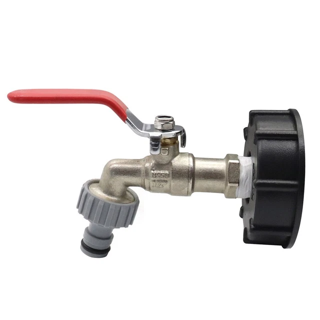 Efficient IBC Tote Tank Valve Drain Adapter Makes Water Connection Easy