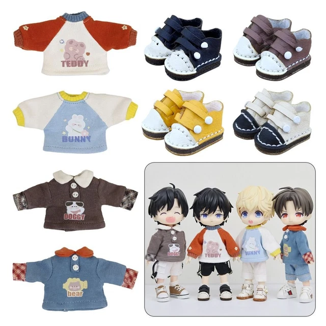 Giocattoli per bambini Felpa per bambole Maglione fatto a mano Mini Vestiti Top