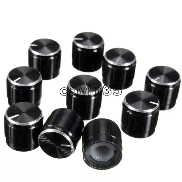 5pcs Volume Control Rotary Knobs For 6mm Dia Potentiometer Durable