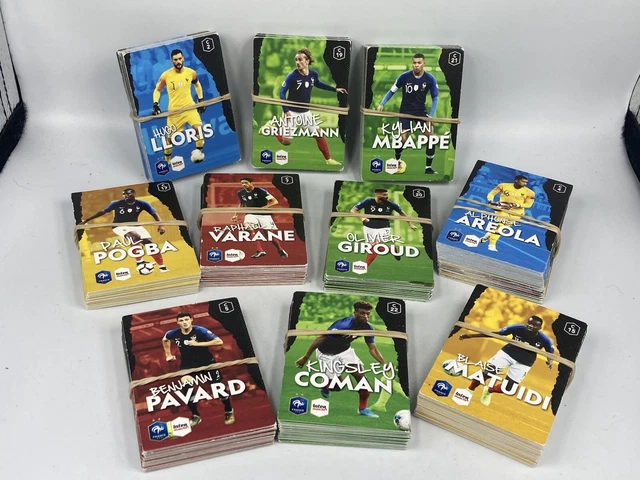 Football Lot De 12 Cartes Equipe De France Au Mundial Espana 82 Platini