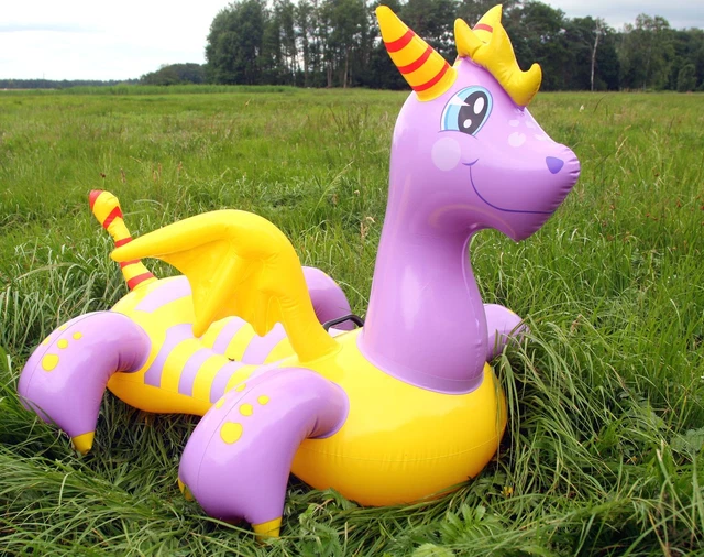 INTEX MAGIC DRAGON Ride-On Aufblasbar Inflatable 56523 Drache The Wet ...
