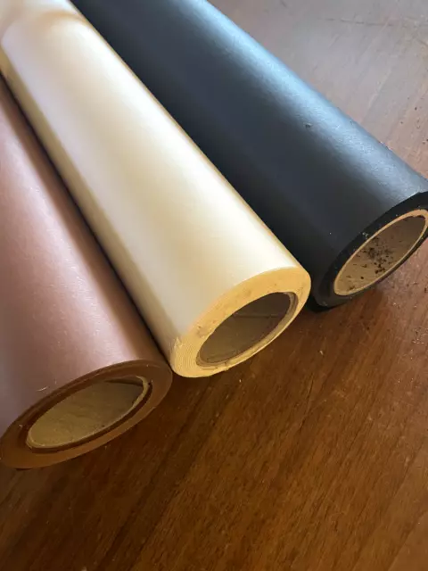 Papel de fondo Colorama recortado 89 cm x 11 m fotografía artística marrón, crema, negro