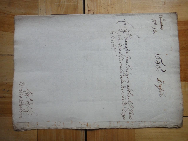 1646-Signora FRANCESCA GATTI BALUGANI-Signori Gherardi-MODENA-Manoscritto+