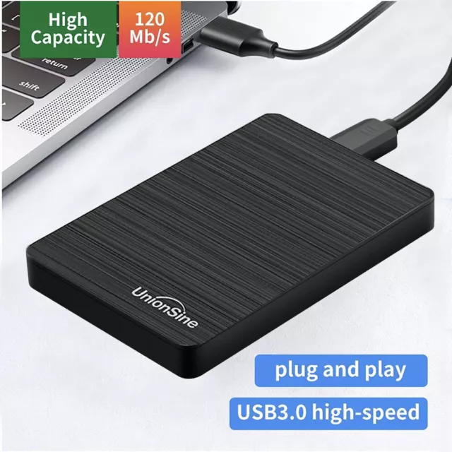 Disque Dur Externe Portable HDD 1To 2To 4To USB 3.0 Stockage Haute Vitesse PC TV