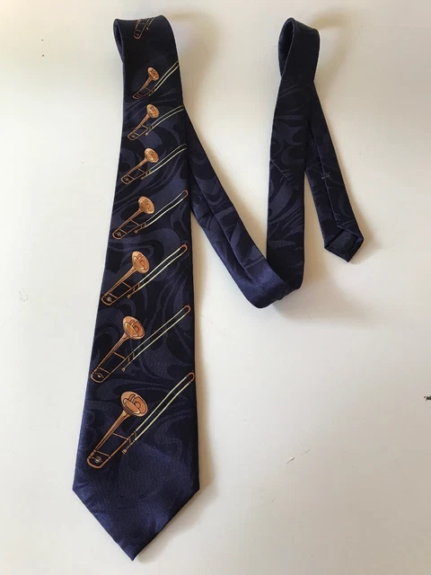 Trombone, Men’s Necktie, Music, Teacher, Band, Jazz,