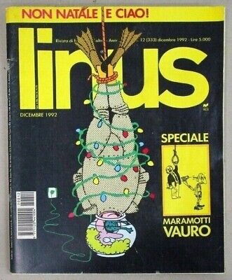 LINUS - RIVISTA DI FUMETTI E D'ALTRO - Anno XXVIII - N.12 (333) - Dicembre 1992