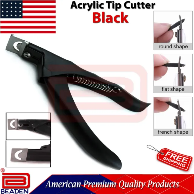 MANICURE TIPS U EDGE CUTTER ACRYLIC TIP Fake NAIL FALSE NAIL CLIPPER BEADEN®