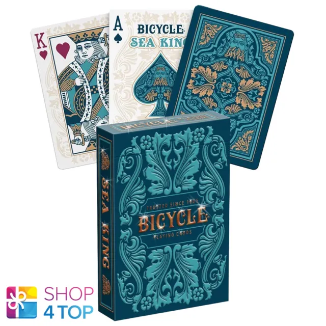 Sea King Bicycle Playing Cards Deck Magic Tricks Poker Games Made In Usa New