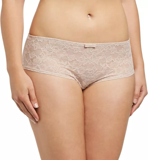 Sculptresse by Panache NUDE Pure Lace Brief Panty, US 4X-Large, UK 22