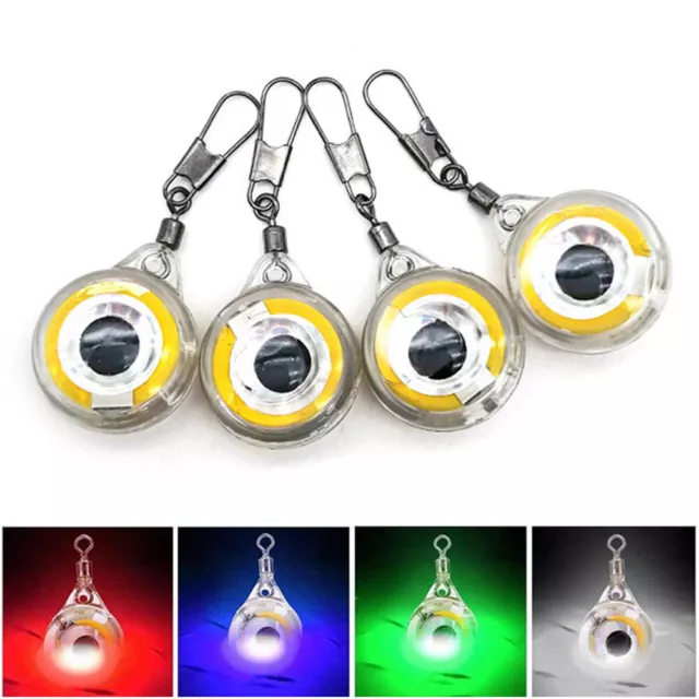 fr Fishing Lure Lamp Mini Led Fishing Squid Bait Eye Shape for Seawater Freshwat