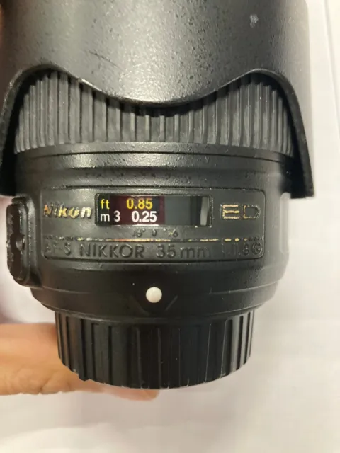 Nikon AF-S Nikkor 35mm f1,8 G ED obiettivo autofocus Full Frame per fotocamere.