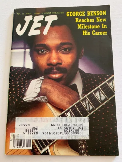 Jet Magazine Nov 30, 1980 George Benson Reaches New Milestone In His Career