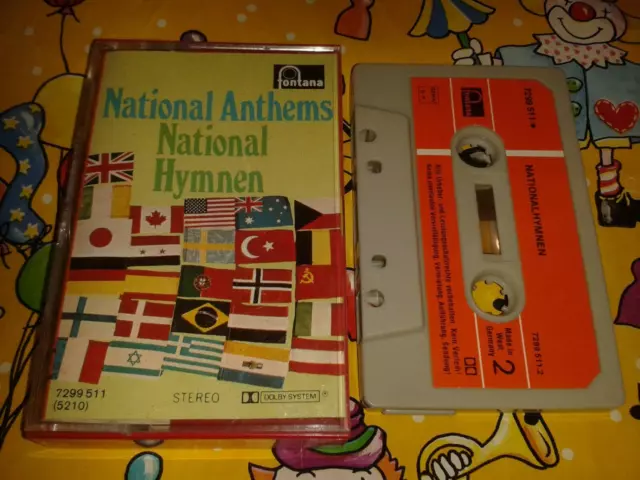 National Anthems National Hymnen Musik Kassette music tape MC Fontana 1966 KK173