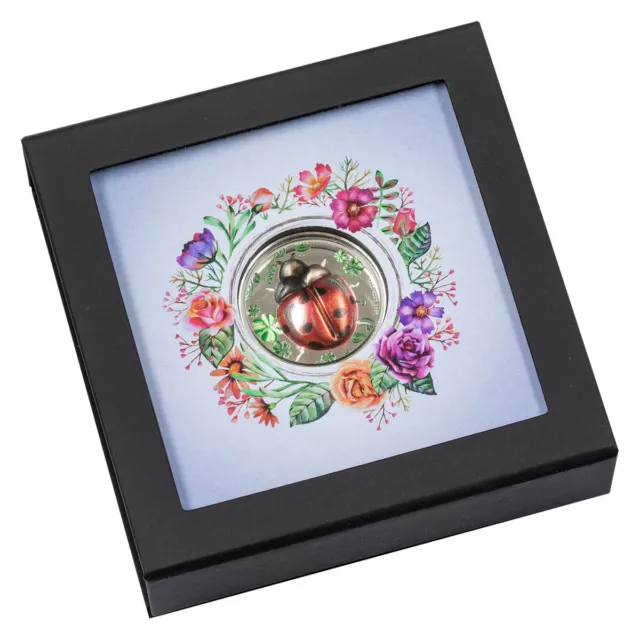 2021 Palau Lady Luck UHR 1 oz Silver Colorized Proof $5 Coin GEM Proof OGP