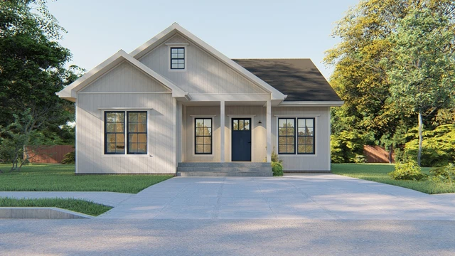 CUSTOM TWO BEDROOM house plans blueprints print ready PDF package with