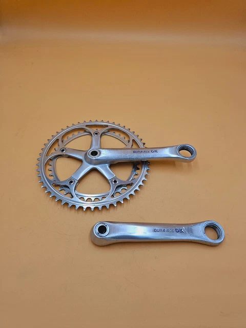 Pédalier Shimano Dura Ace AX Vintage 170 Mm 52/42 Avec Pédales - Années 70