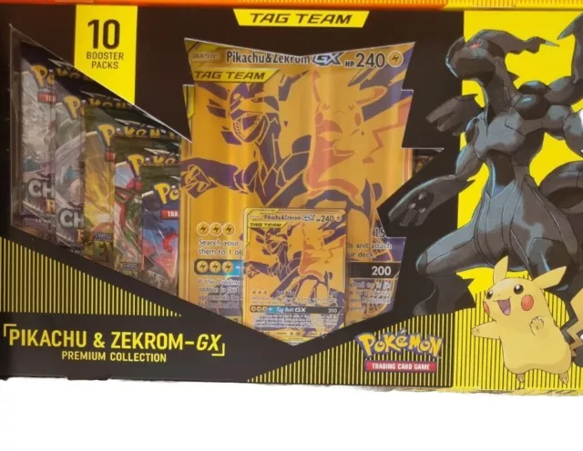 Pokemon TCG SEALED  Pikachu and Zekrom GX Premium Collection