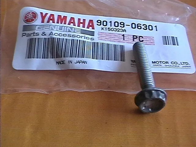 ORIGINAL Yamaha M6x 30 LEICHTE FLANSCHKOPFBOLZEN 90109-06301 YZF R1 2015-2019