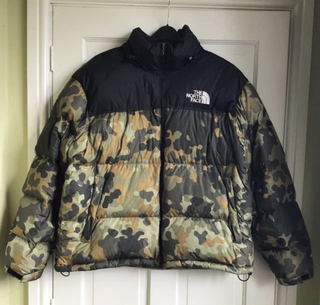 The North Face Retro 1996 Nuptse Camo 700 Puffer Jacket - Size XL