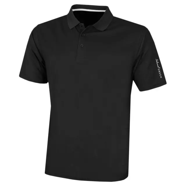Island Green Mens 2024 Pique Stretch Breathable Golf Polo Shirt 35% OFF RRP