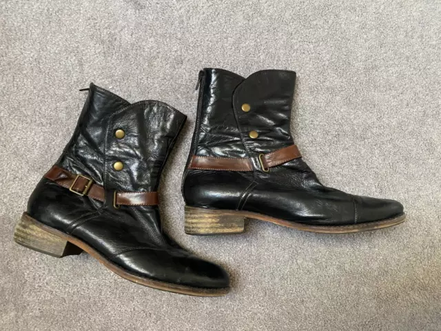 EVERYBODY by BZ MODA Leather Ankle Boots Heel Zipper EUR size 41 / US size 10 EVERYBODY by BZ MODA Leather Ankle Boots Heel Zipper EUR size 41 / US size 10