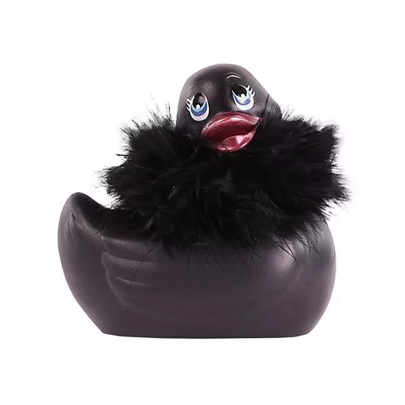 Bade Ente mit Vibration I rub my Duckie Paris 2.0 schwarz mini Massage Ente