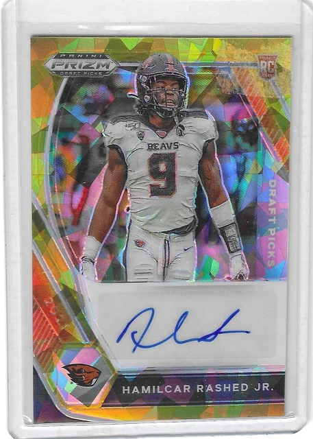 2021 Panini Prizm Draft Hamilcar Rashed JR. Prizm Rookie Auto OREGON STATE