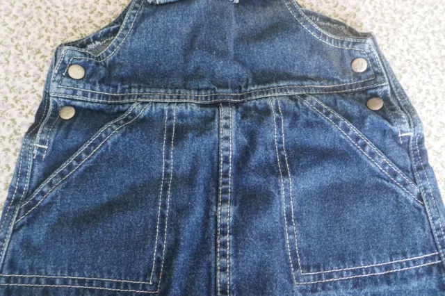 Robe jeans bleu (100% coton) T. 18 mois TEX 3