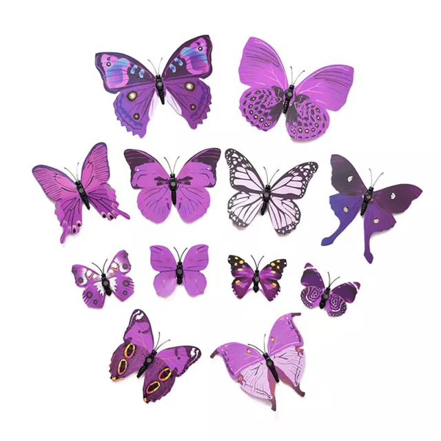 Neu Kunst  Aufkleber Wandaufkleber 3D Schmetterling Wandaufkleber Steuern D4415