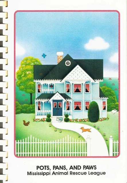 POTS, PANS, AND PAWS MISSISSIPPI ANIMAL RESCUE LEAGUE 1993 Plastic Comb