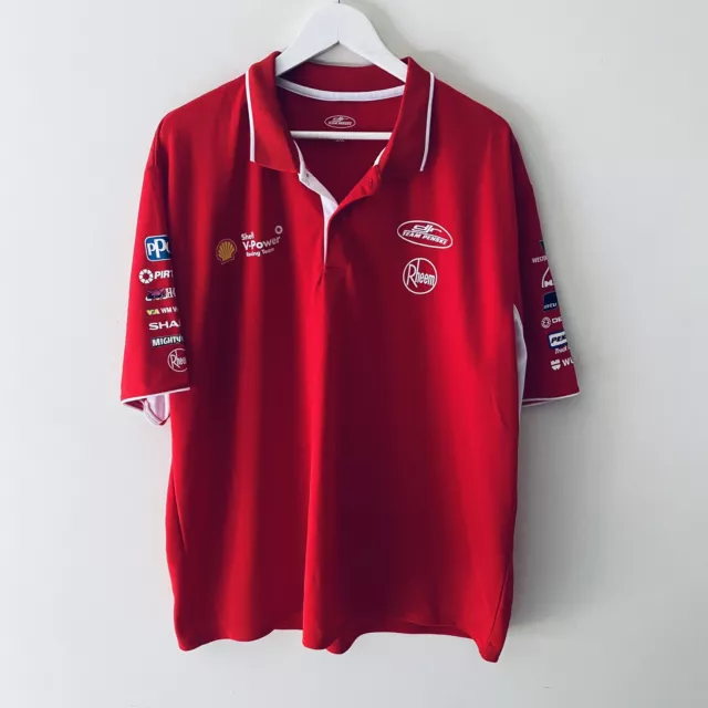 Shell V-Power Racing Team Penske DJR Polo Shirt - Mens Size 3XL - Aus Postage