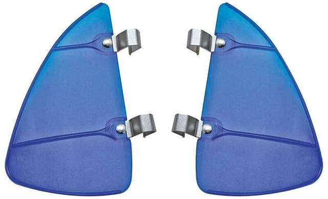 Universal Plastic Vent Window Breezies; Blue