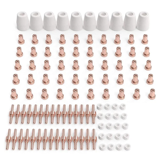 110pcs Plasma Cutting Consumables Matching Cutting 40 50 with P P2E2