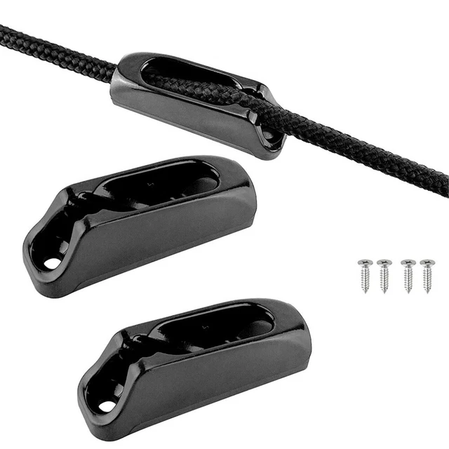 FOR MARINE ROPE Clamps 2Pcs Nylon Self Lock Clamps for Tensioning Boat ...